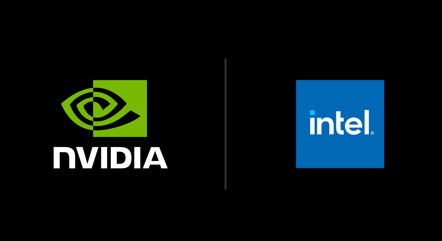 Nvidia, Intel to co-develop "multiple generations" of chips as part of ...