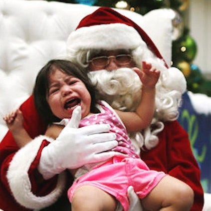 We Re-Created Your Photos Of Kids Crying On Santa's Lap