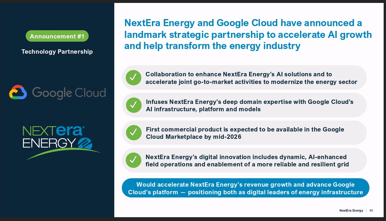 NextEra Energy To Power Hyperscale Campuses for Google, Meta