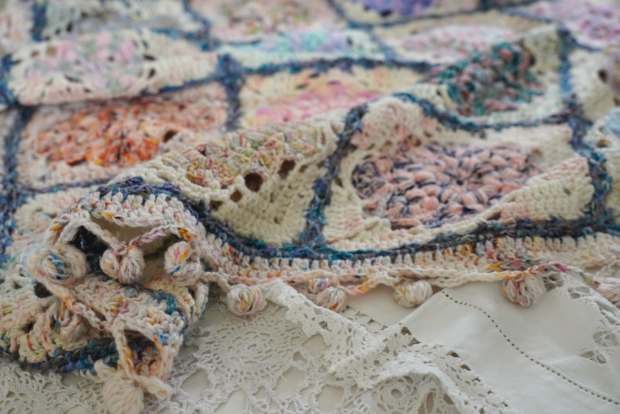 Florentines Blanket - by Sandra Paul - Cherry Heart