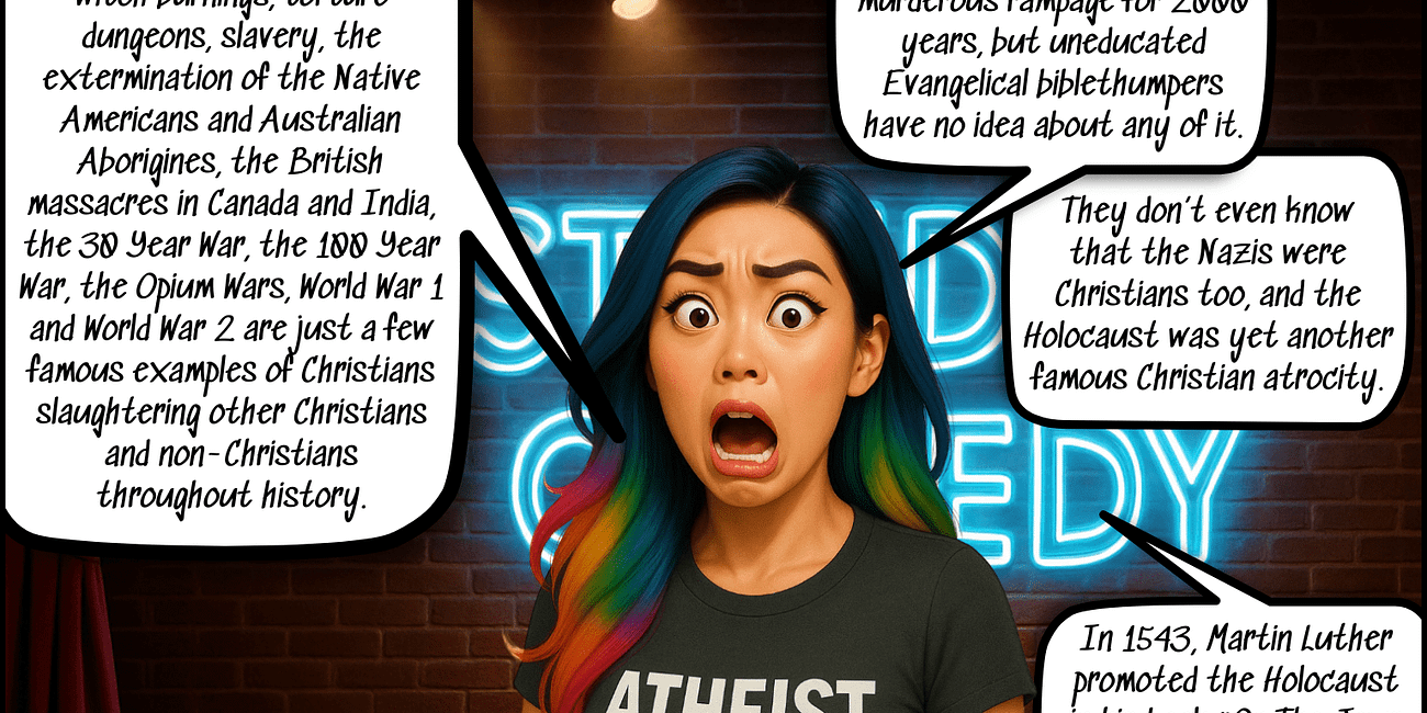 Christofascist MAGA Nazis love to pretend they’re morally superior because they’re Christians. 