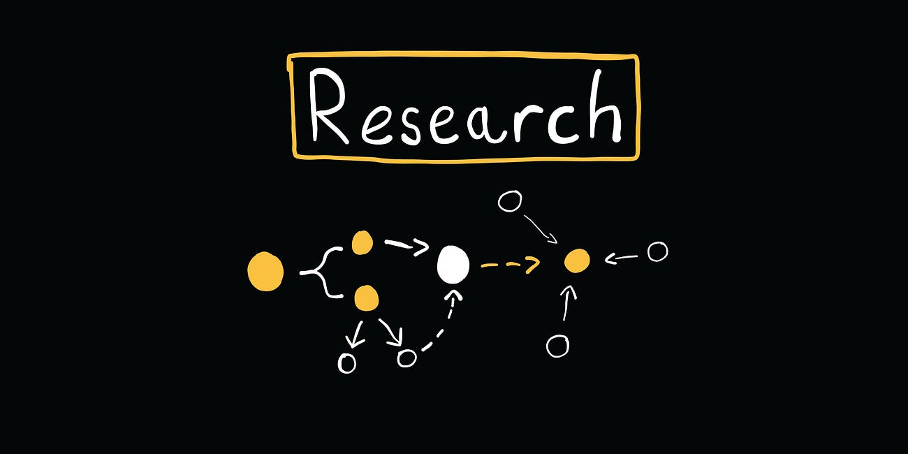 How to do Research for Long Form (Essays, Newsletters, Articles etc.)