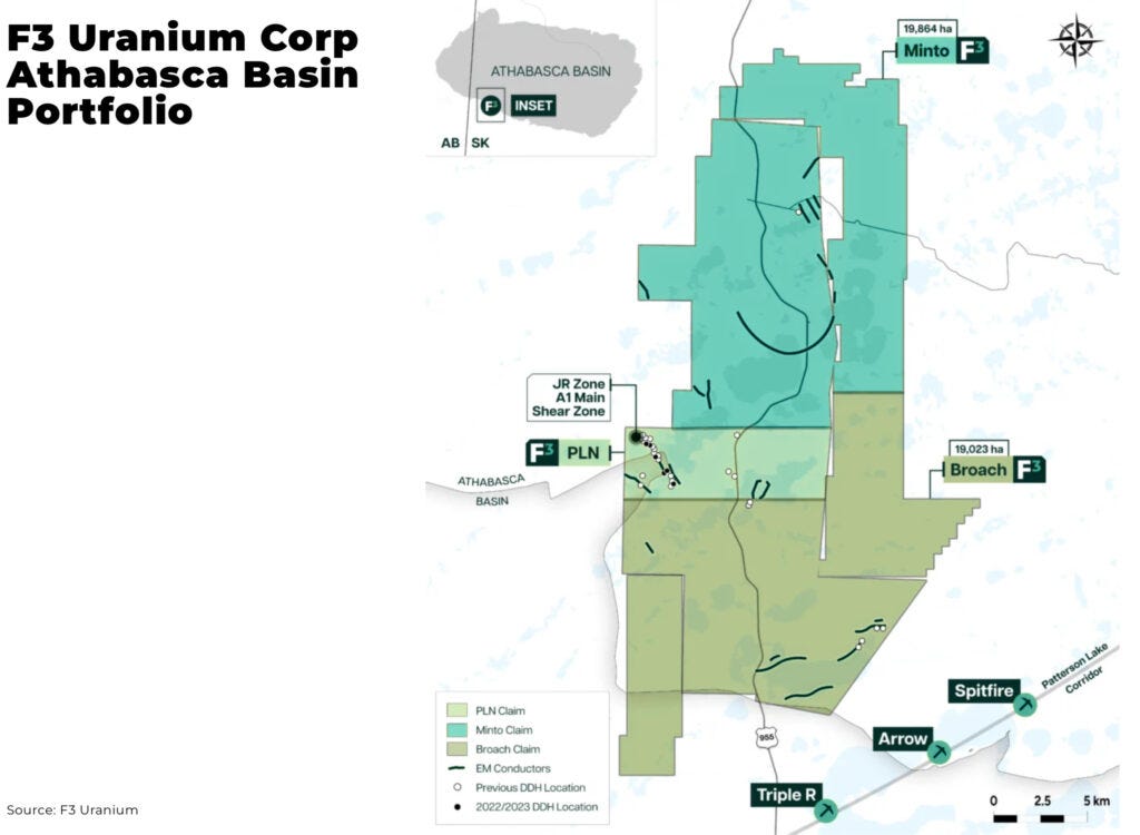 F3 Uranium Corp Athabasca Basin Portfolio 1 - The Oregon Group - Critical Minerals and Energy Intelligence