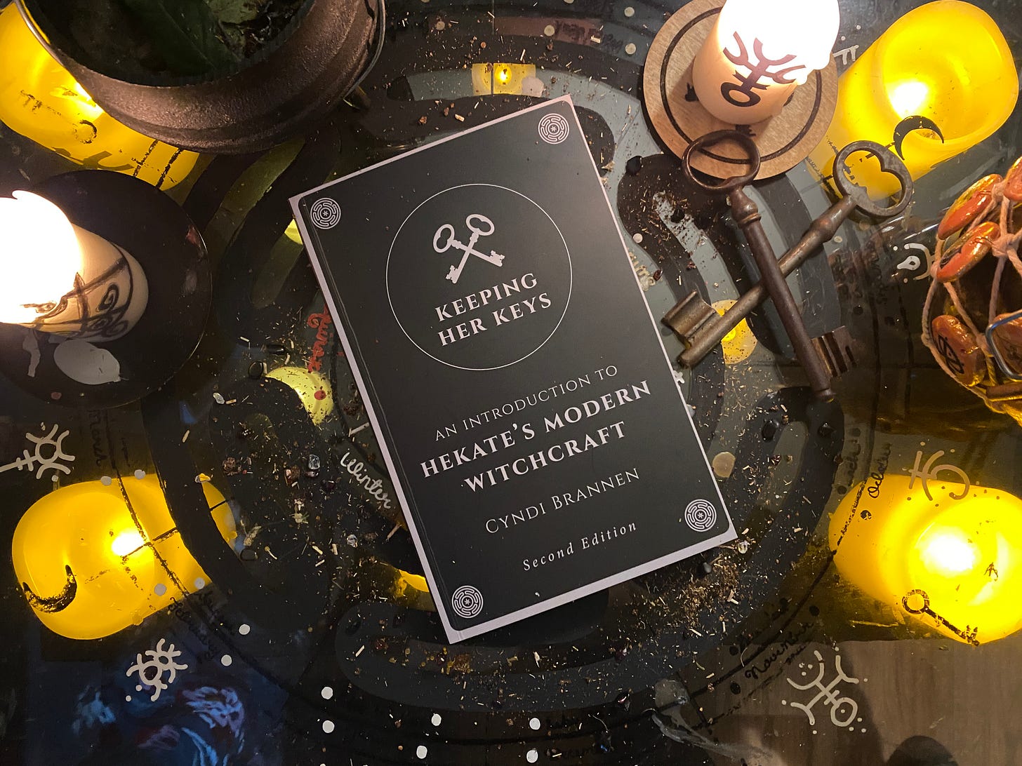 Keeping Her Keys: An Introduction to Hekate's Modern Witchcraft by Cyndi Brannen, now in its second edition Keeping Her Keys: An Introduction to Hekate's Modern Witchcraft by Cyndi Brannen, now in its second edition