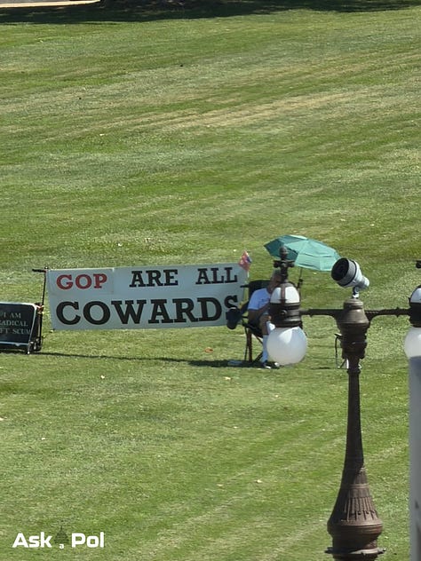 The US Capitol was lively — with parties, protestors and foreign presidents — the last day the House was in session through the November elections.