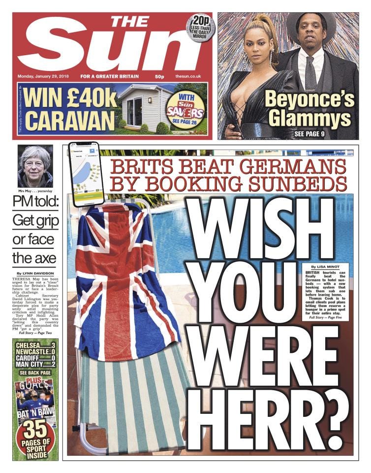 Holiday sunbed battle heats up as German tourists are given the same  lounger-booking system as Brits | The Sun