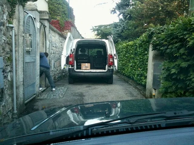 Two-way roads driven daily to my in-laws house and my old house when I first moved to Italy