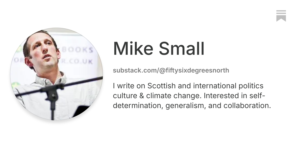 Mike Small | Substack
