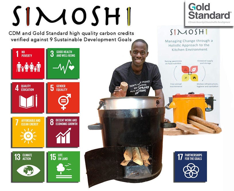 A cookstove used as a "carbon offset"