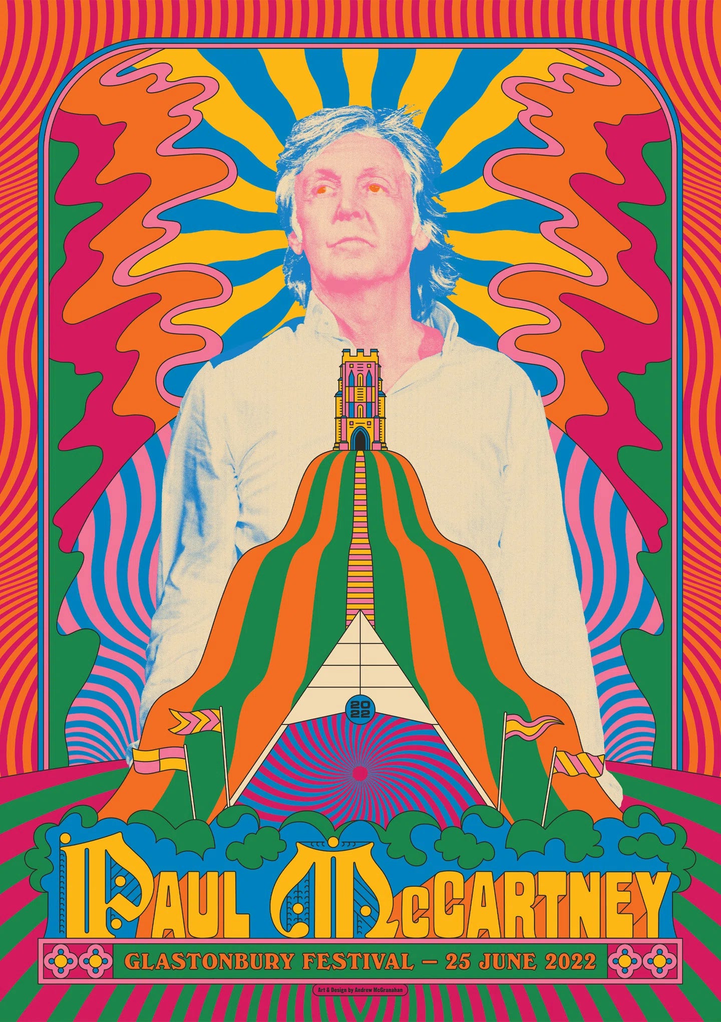 From subtle surrealism to 60s psychedelia: Andrew McGranahan on his posters  for Paul McCartney