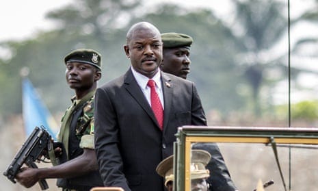 Pierre Nkurunziza in 2015, when his decision to run for an unconstitutional third term led to protests across the country. He responded with brutal violence.
