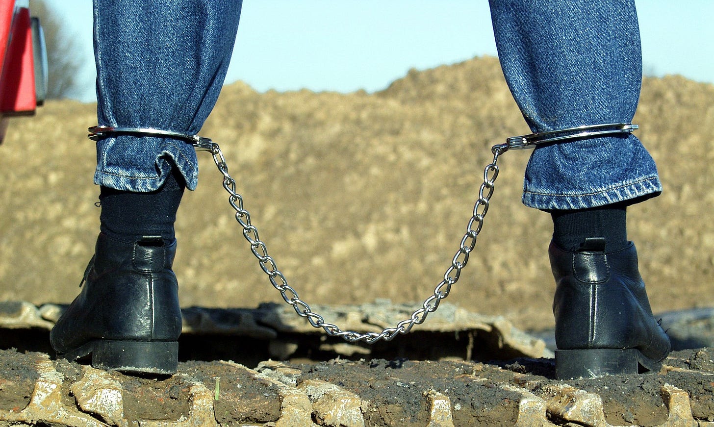 Handcuffs and leg cuffs - PeterMastersWiki
