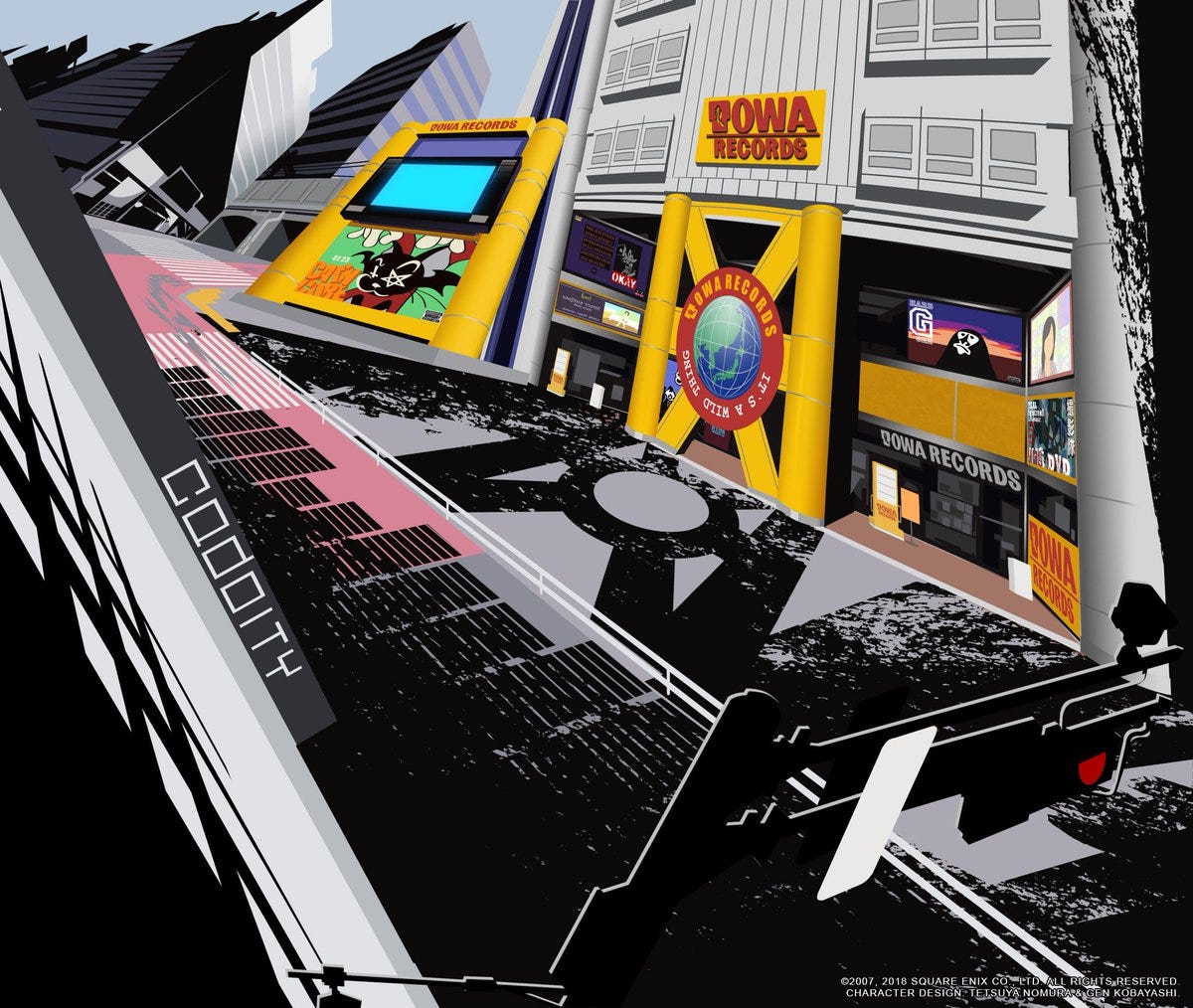 Shibuya in The World Ends with You: Final Remix features many locations  inspired by the real-life Tokyo neighborhood, including Scramble Crossing,  the Hachiko Statue, Towa Records, and the Bus Terminal! #TWEWY