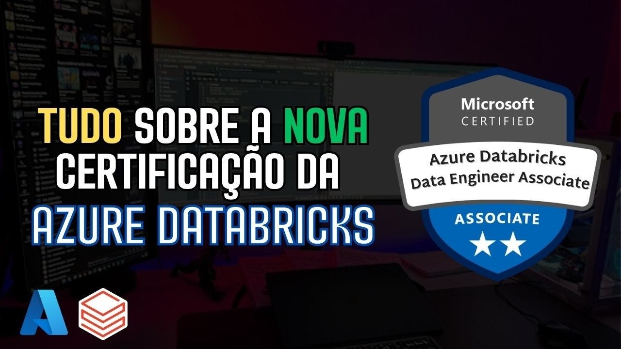 A Microsoft lançou uma certificação nova e ela é específica para quem trabalha com Azure Databricks