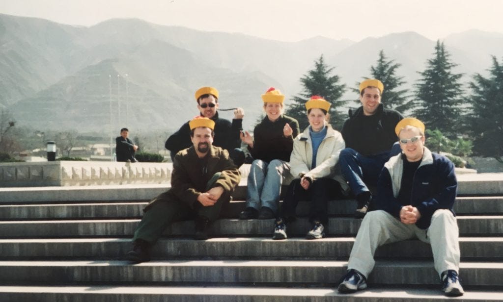 Xian China Sasha, Jane, Vago, Sasha, Johnny, Keith, and ? Xian China Sasha, Jane, Vago, Sasha, Johnny, Keith, and ?