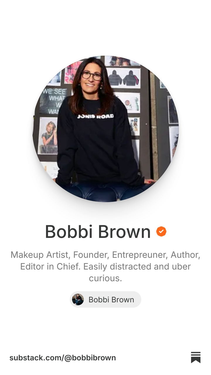 Bobbi Brown | Substack