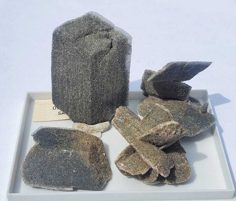 Gypsum from Saudi Arabia - by Richard I Gibson