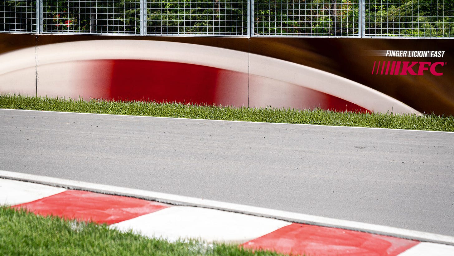 KFC spots creative opportunity at the Canadian Grand Prix | Famous Campaigns