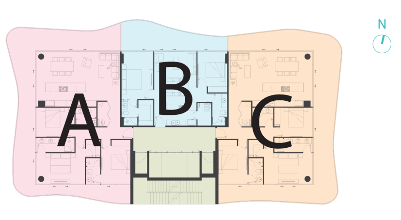 Planos de departamentos de Ottawa 1417 Planos de departamentos de Ottawa 1417