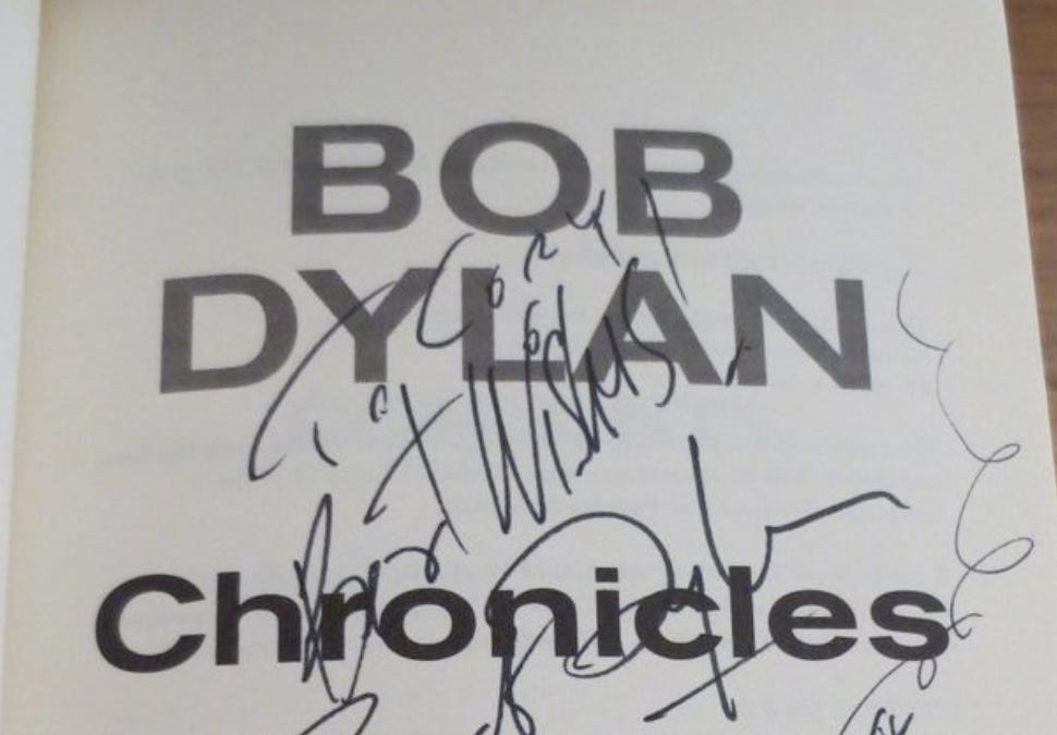 On Bob Dylan’s handwriting
