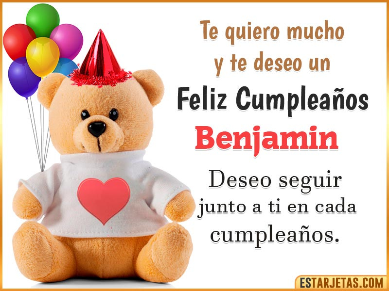 Feliz Cumpleaños Benjamin. Imágenes, Gif ,Tarjetas y Mensajes