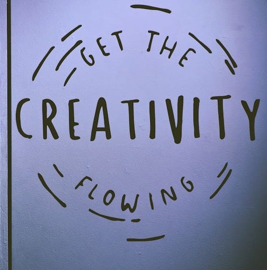 Creativity flowing advertisement Creativity flowing advertisement