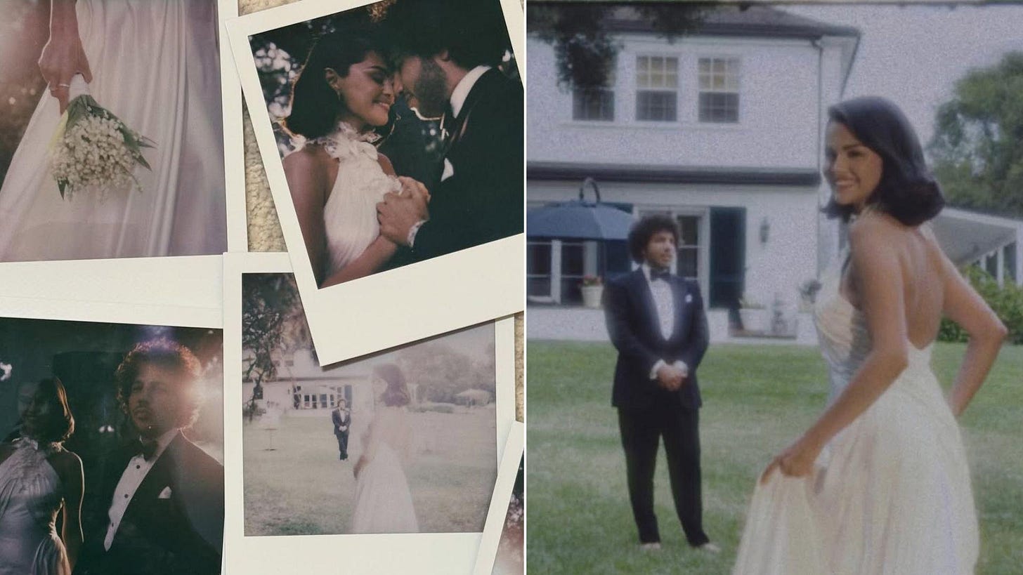 Selena Gomez and Benny Blanco Say I Do in a Fairytale Santa Barbara Wedding Selena Gomez and Benny Blanco Say I Do in a Fairytale Santa Barbara Wedding