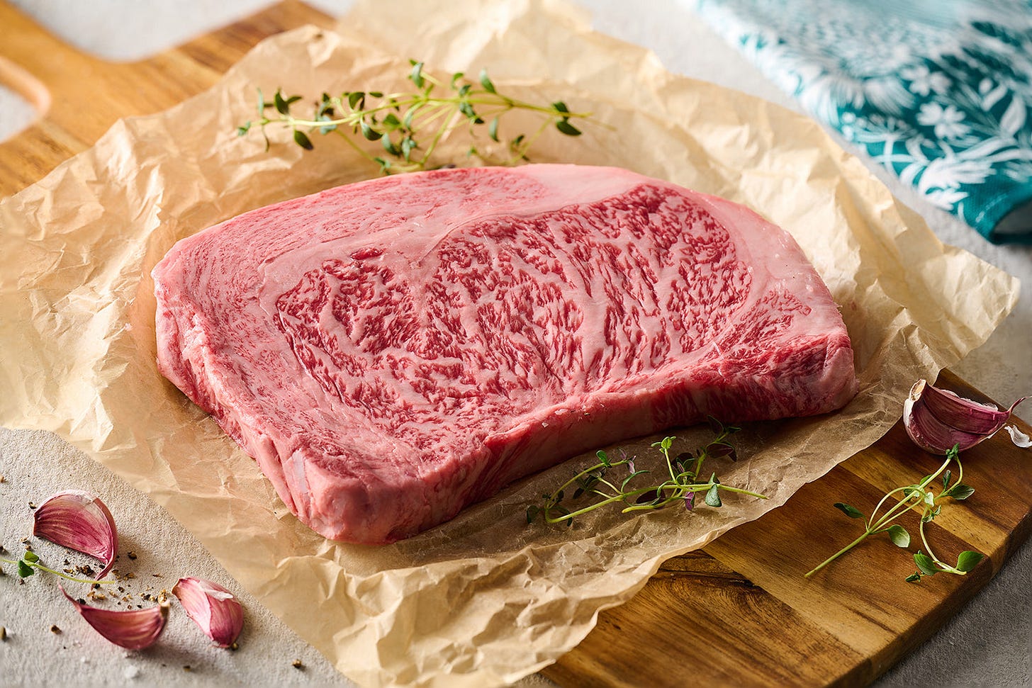 Japanese A5 Wagyu Beef Ribeye Steak (300g)