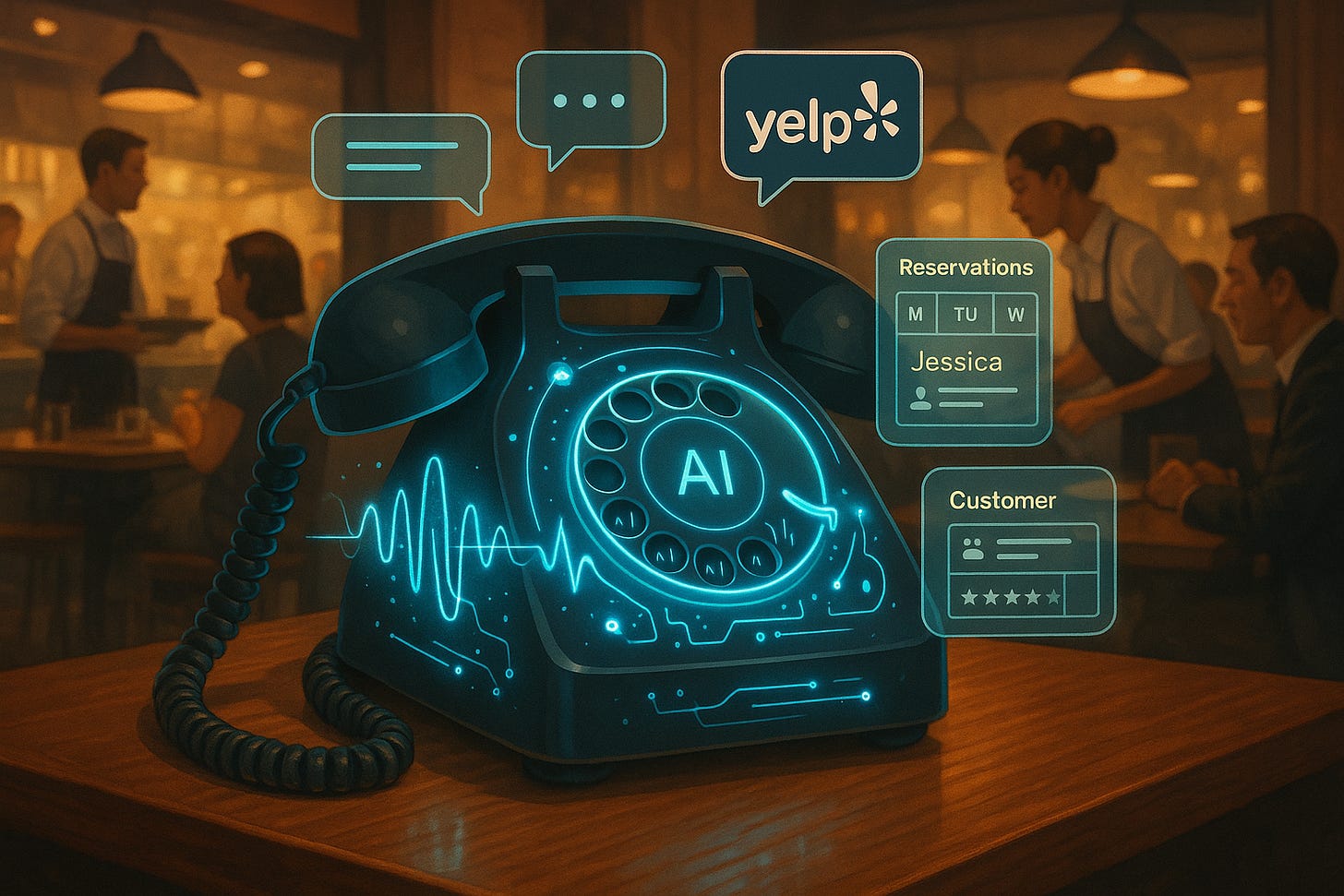 Yelp launches AI-powered phone agents for restaurant reservations and customer service