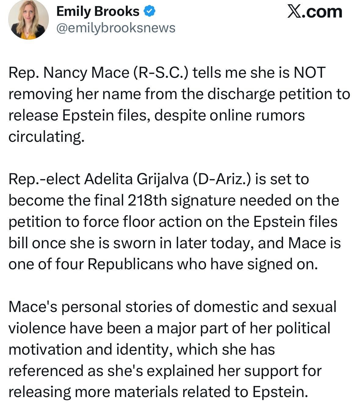 May be a Twitter screenshot of text