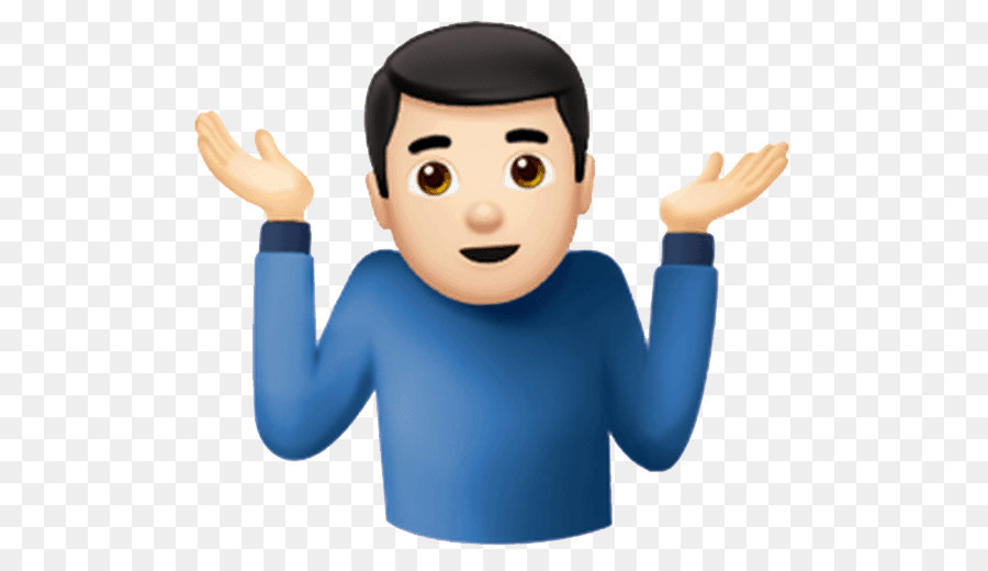 Shrug - Ios Emoji - CleanPNG / KissPNG