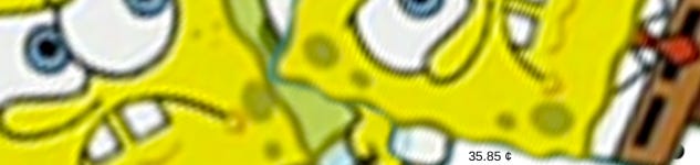The madness has taken me. The bill is just close ups of angry Spongebob and the price 35.85c. 