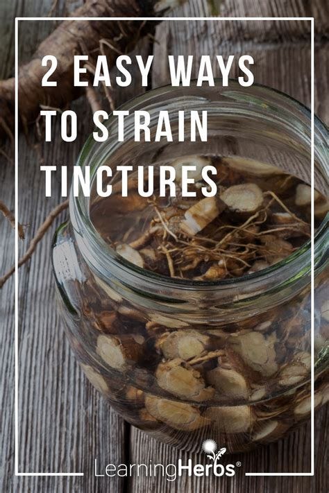 How to Strain Tinctures: 2 Easy Ways | Herbal tinctures, Tinctures, Herbs