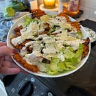 Lazy Girl Caesar Salad (gluten free)