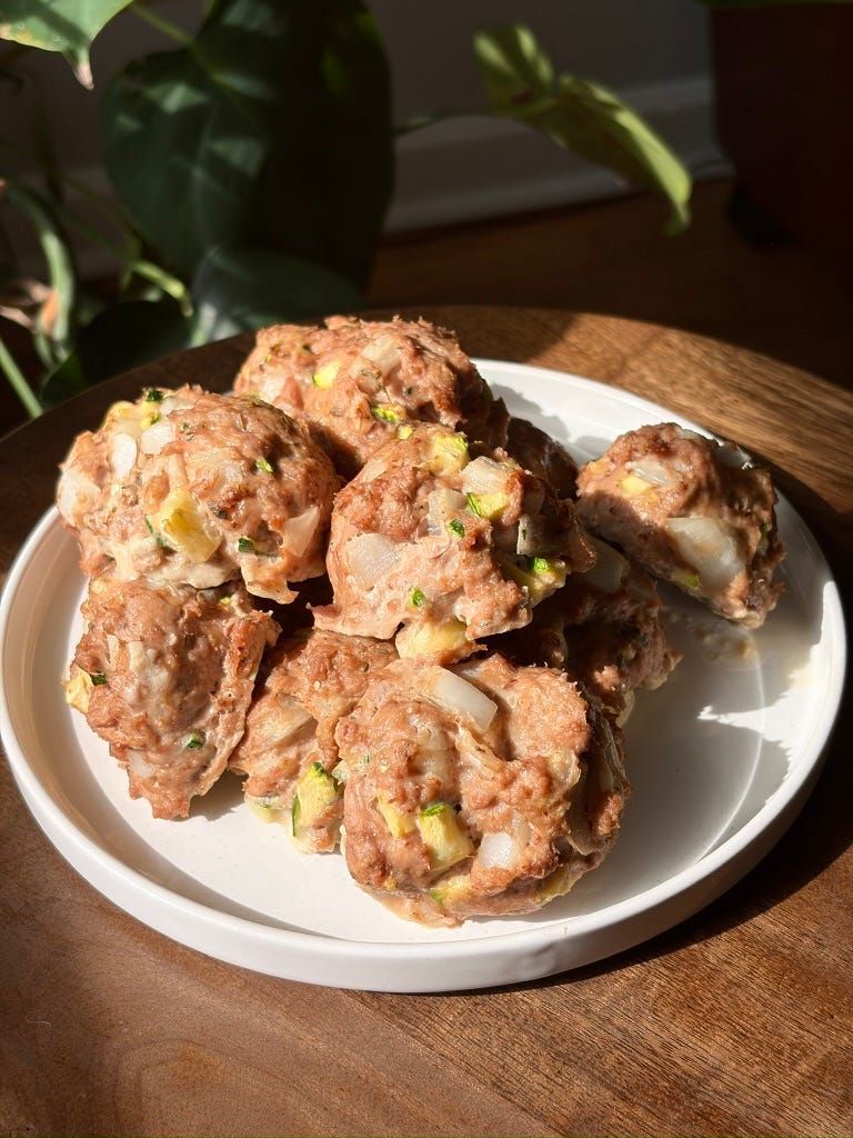 Hidden-veggie meatballs Hidden-veggie meatballs