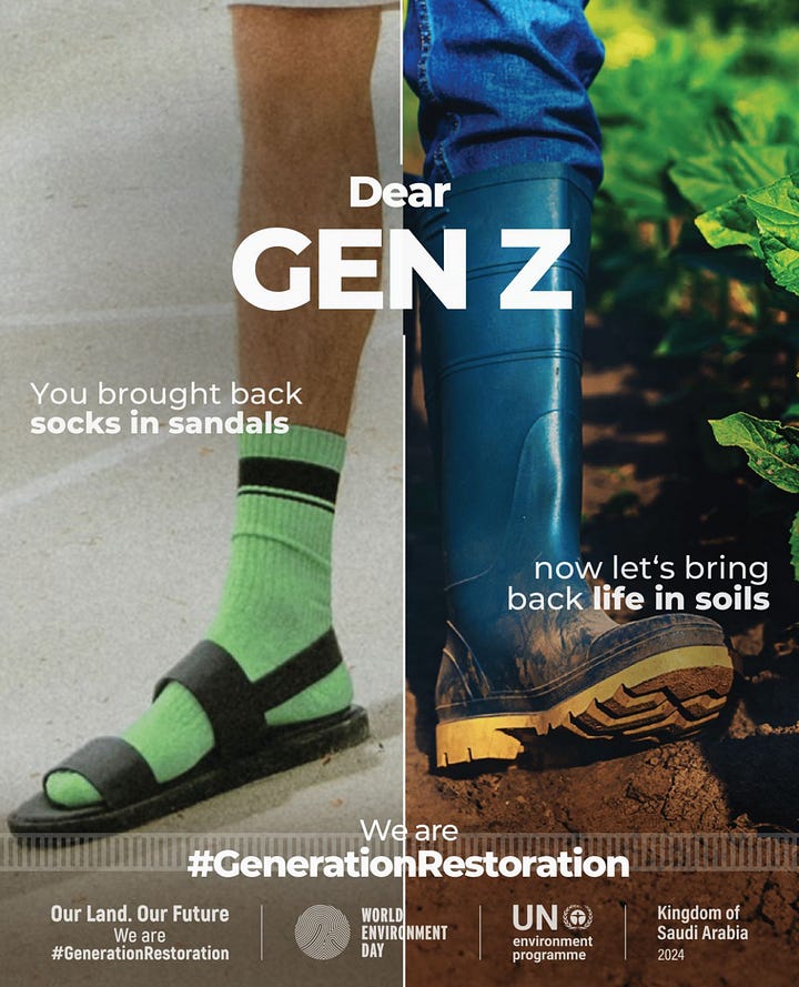 GenerationRestoration campaign UN Ennviroment Programme Osees insights