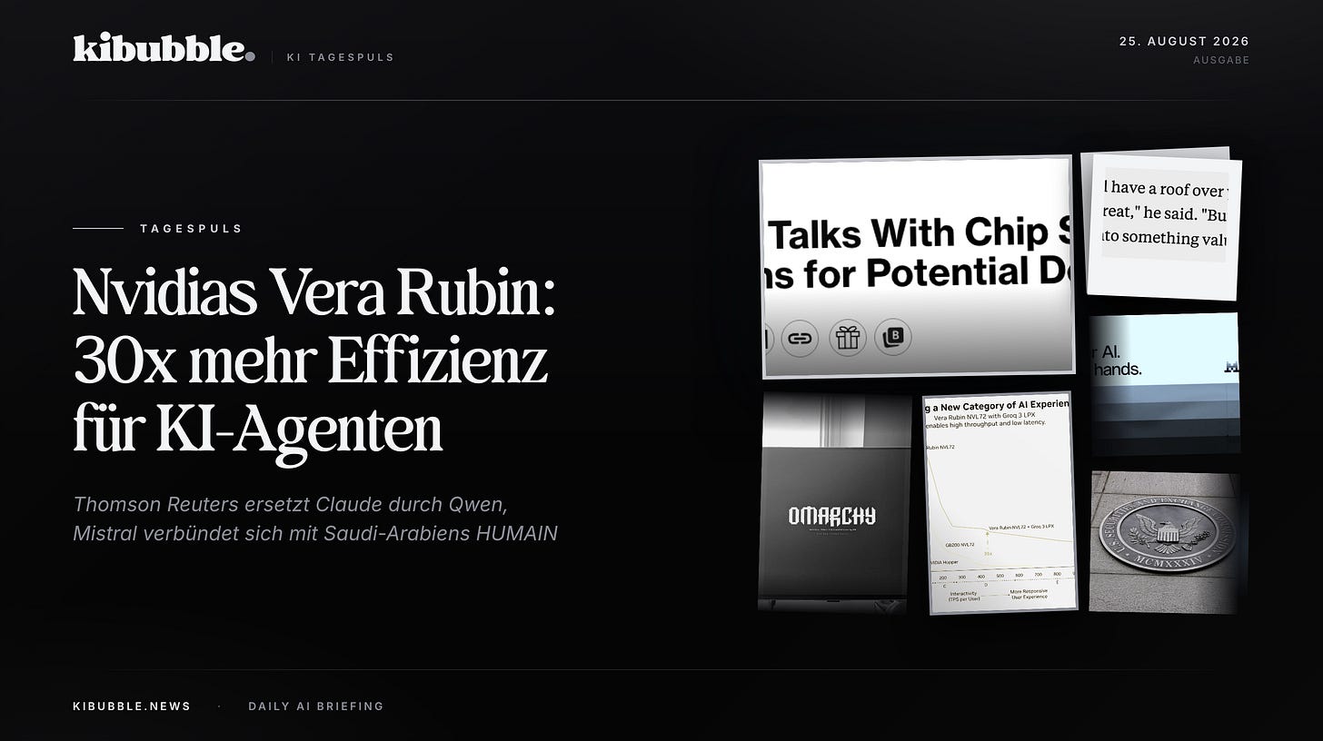 Nvidia Vera Rubin: 30x Effizienz macht Agenten bezahlbar Nvidia Vera Rubin: 30x Effizienz macht Agenten bezahlbar