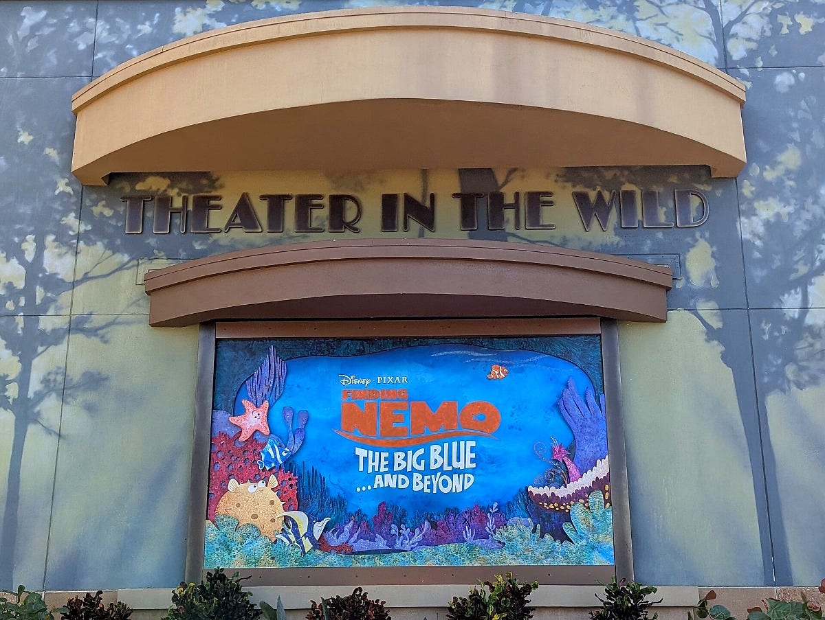 Theater in the Wild, home of Finding Nemo: The Big Blue... and Beyond, at Disney's Animal Kingdom. Image: Jeremy Thompson via Wikimedia Commons