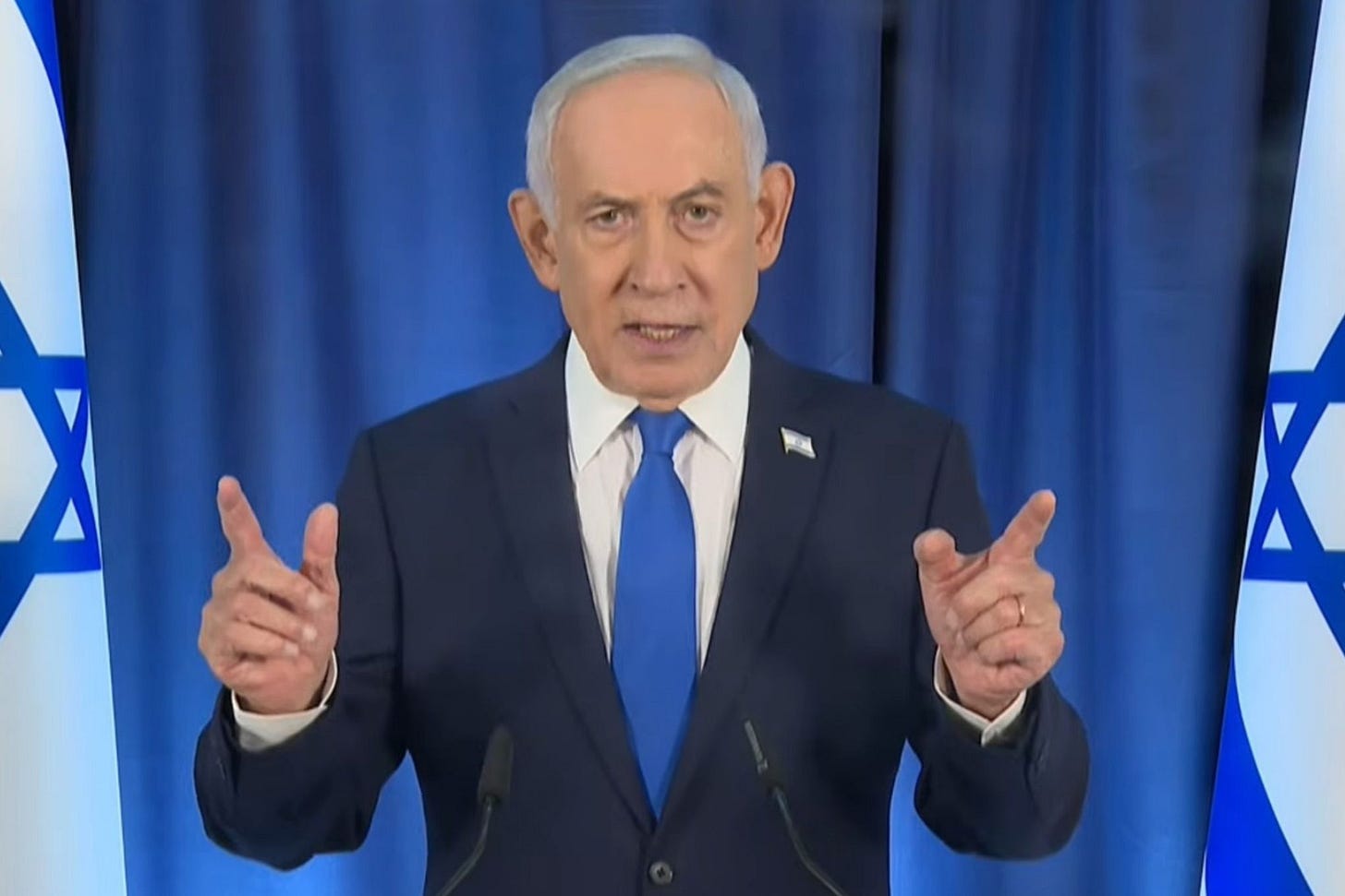 Benjamin Netanyahu alleged ai deepfake hed
