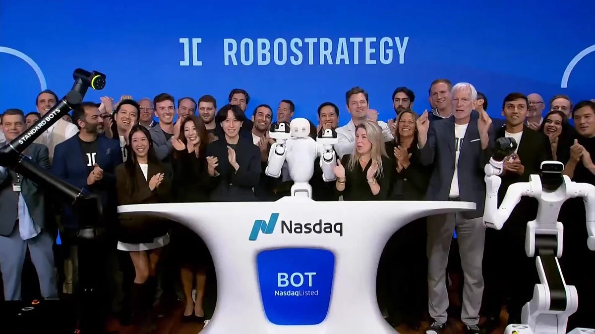 The first AI robot to ring the bell on Nasdaq