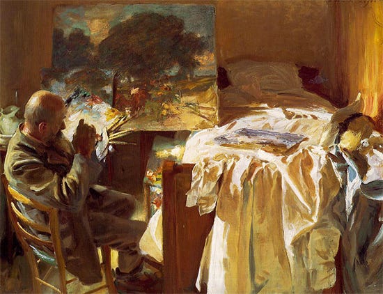 An Artist in His Studio, 1904, John Singer Sargent An Artist in His Studio, 1904, John Singer Sargent