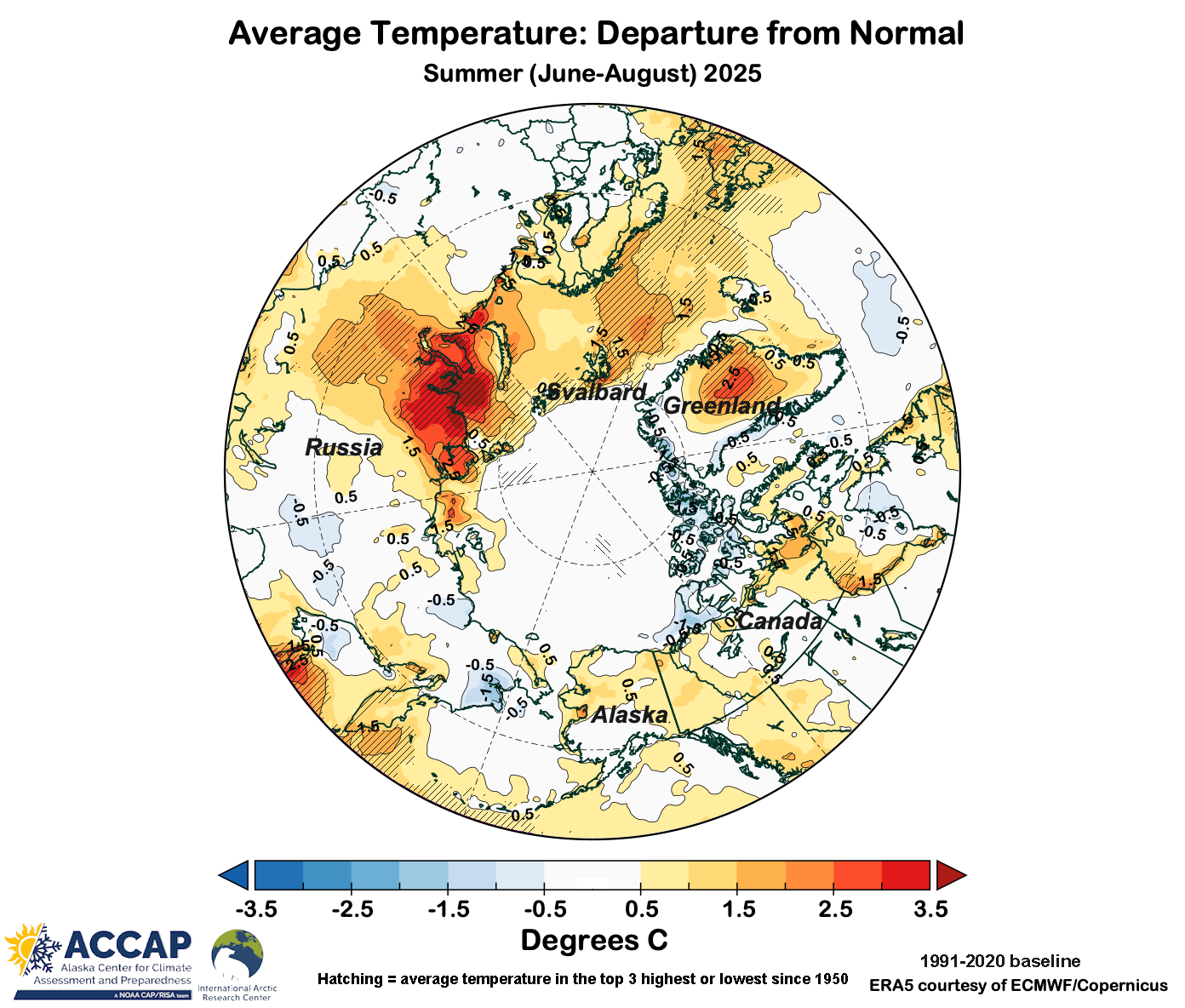 Arctic Summer 2025 Climate Summary - by Rick Thoman