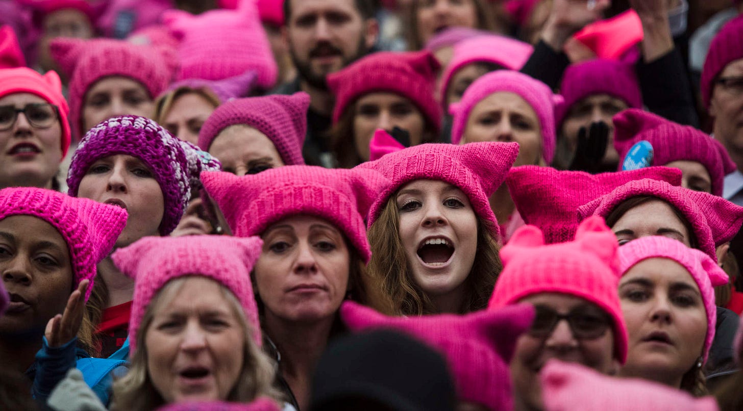Nostalgia — nor a dusty pink hat — won't save us from a second Trump  presidency | Opinion