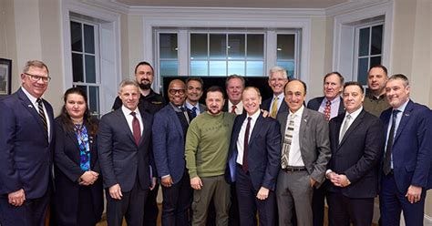 Zelensky Meets with Defense Contractors in D.C. During Bid for U.S ...