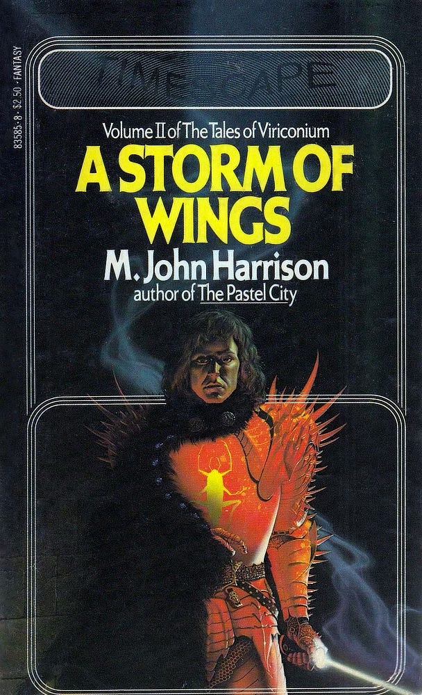 Book cover for A STORM OF WINGS by M. John Harrison, published by Pocket Books