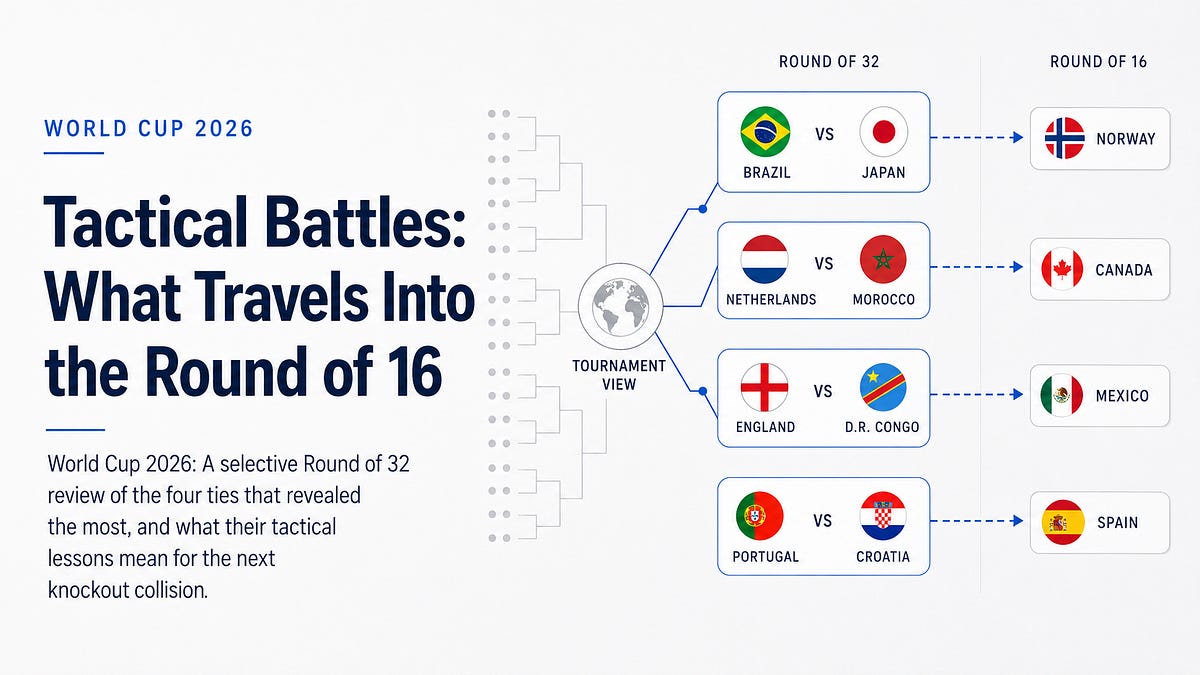 Tactical Battles: What Travels Into the Round of 16