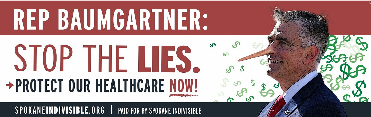 Rep Baumgartner: Stop the lies. Protect our healthcare