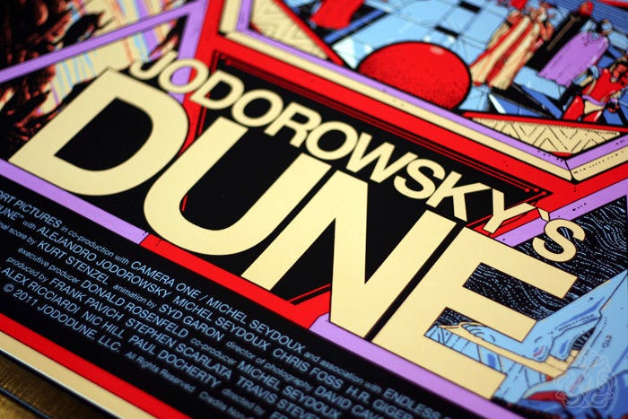 JODOROWSKY'S DUNE, WRONG and BEYOND THE BLACK RAINBOW Detail Shots – Mondo