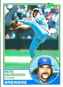 1983 Topps Pete Vuckovich
