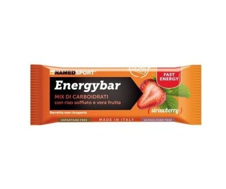 Named Sport Energybar Strawberry Barretta Con Carboidrati 35 g